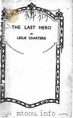 THE LAST HERO 1937 PDF电子版封面