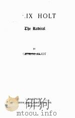 FELIX HOLT PDF电子版封面 GEORGE ELIOT