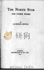 THE NORTH STAR AND OTHER POEMS 1941 PDF电子版封面
