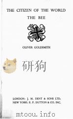 THE CITIZEN OF THE WORLD THE BEE（1934 PDF版）