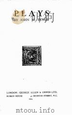 PLAYS（1924 PDF版）