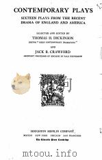 Contemporary Plays（1925 PDF版）