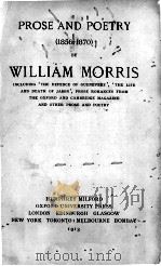 Prose and Poetry (1856-1870)（1913 PDF版）