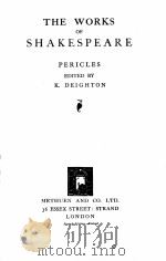 THE WORKS OF SHAKESPEARE PERICLES（1925 PDF版）
