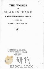 THE WORKS OF SHAKESPEARE A MIDSUMMER-NIGHT‘S DREAM（1922 PDF版）