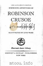 THE LIFE AND STRANGE SURPRISING ADVENTURES OF Robinson Crusoe 1946 PDF电子版封面