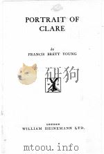 PORTRAIT OF CLARE 1927 PDF电子版封面
