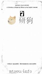 WUTHERING HEIGHTS PDF电子版封面 EMILY BRONTE