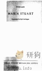 MARIA STUART PDF电子版封面