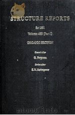 STRUCTURE REPORTS FOR 1981 VOLUME 48B(PART 1) ORGANIC SECTION PDF电子版封面 9027722366 G.FERGUSON