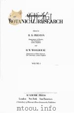 ADVANCES IN BOTANICAL RESEARCH  VOLUME 4（ PDF版）