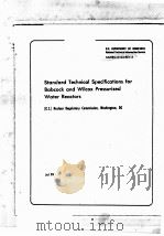 STANDARD TECHNICAL SPECIFICATIONS FOR BABCOCK AND WILCOX PRESSURIZED WATER REACTORS NUREG-0103-REV-3（ PDF版）