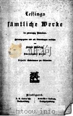 LESSINGS SAMTLICHE WERKE V.20（ PDF版）