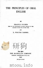 THE PRINCIPLES OF ORAL ENGLISH（1923 PDF版）