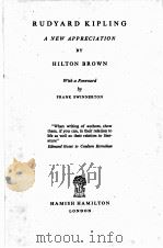 RUDYARD KIPLING A NEW APPRECIATION（1945 PDF版）