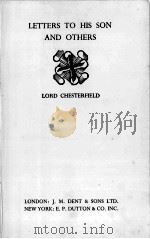 LETTERS TO HIS SON AND OTHERS 1935 PDF电子版封面
