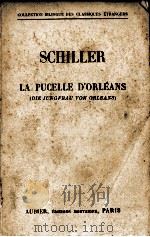 SCHILLER LA PUCELLE D‘ORLEANS PDF电子版封面