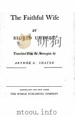 THE FAITHFUL WIFE（1944 PDF版）