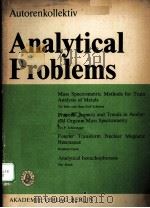ANALYTICAL PROBLEMS 1981 PDF电子版封面