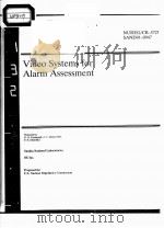 VIDEO SYSTEMS FOR ALARM ASSESSMENT NUREG/CR-5721 SAND91-0947（ PDF版）