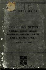 CORNELIUS NEPOS TIMOTHEUS PHOCION AGESILAUS EPAMINONDAS PELOPIDAS TIMOLEON EUMENES DATAMES HAMILCAR 1897 PDF电子版封面 E.S.SHUCKBURGH