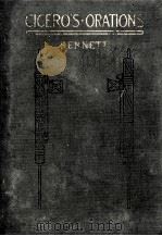 CICERO‘S SELECTED ORATIONS 1904 PDF电子版封面