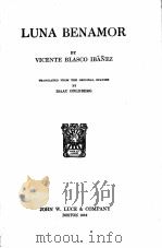 LUNA BENAMOR（1919 PDF版）