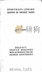 URSULE MIROUET PDF电子版封面