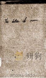 THE DUTIES OF MAN AND OTHER ESSAYS（1924 PDF版）
