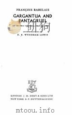 GARGANTUA AND PANTAGRUEL 1954 PDF电子版封面