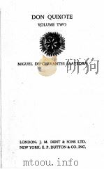 DON QUIXOTE VOLUME TWO 1947 PDF电子版封面