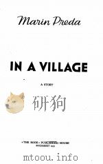 IN A VILLAGE:A STORY（1955 PDF版）