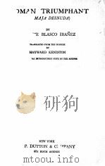 WOMAN TRIUMPHANT（1920 PDF版）