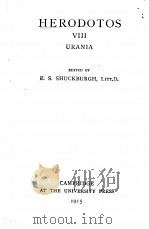 HERODOTOS Ⅷ URANIA（1915 PDF版）