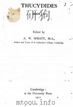 THUCYDIDES BOOK Ⅳ（1912 PDF版）
