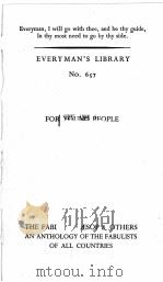 FABLES 1953 PDF电子版封面