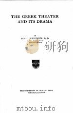 THE GREEK THEATER AND ITS DRAMA（1922 PDF版）