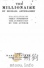 THE MILLIONAIRE 1915 PDF电子版封面