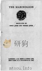 THE MABINOGION 1950 PDF电子版封面
