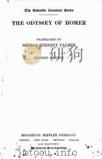 THE ODYSSEY OF HOMER REVISED EDITION（1921 PDF版）