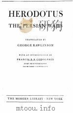 HERODOTUS THE PERSIAN WARS 1947 PDF电子版封面