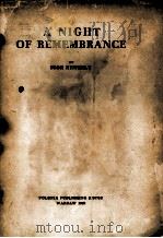 A NIGHT OF REMEMBRANCE（1957 PDF版）