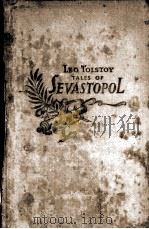LEO TOLSTOY TALES OF SEVASTOPOL 1946 PDF电子版封面