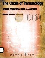 THE CHAIN OF IMMUNOLOGY PDF电子版封面 GEORGE FEINBERG,MARK A.JACKSON