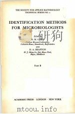 IDENTIFICATION METHODS FOR MICROBIOLOGISTS  PART B（ PDF版）