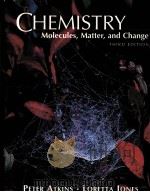 CHEMISTRY:MOLECULES,MATTER,AND CHANGE THIRD EDITION PDF电子版封面 071672832X