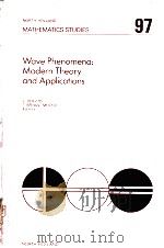 WAVE PHENOMENA：MODERN THEORY AND APPLICATIONS（1984 PDF版）