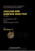VACUUM AND SURFACE ANALYSIS  VOLUME 2（ PDF版）