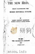 THE NEW HISTORY 1922 PDF电子版封面 JAMES HARVEY ROBINSON