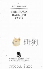 THE ROAD BACK TO PARIS（1944 PDF版）